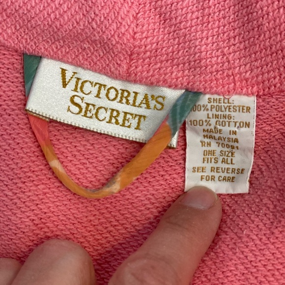 Vintage 90’s / Y2K Victorias Sectet Gold Label Floral Robe, size Medium / OS - Picture 10 of 10